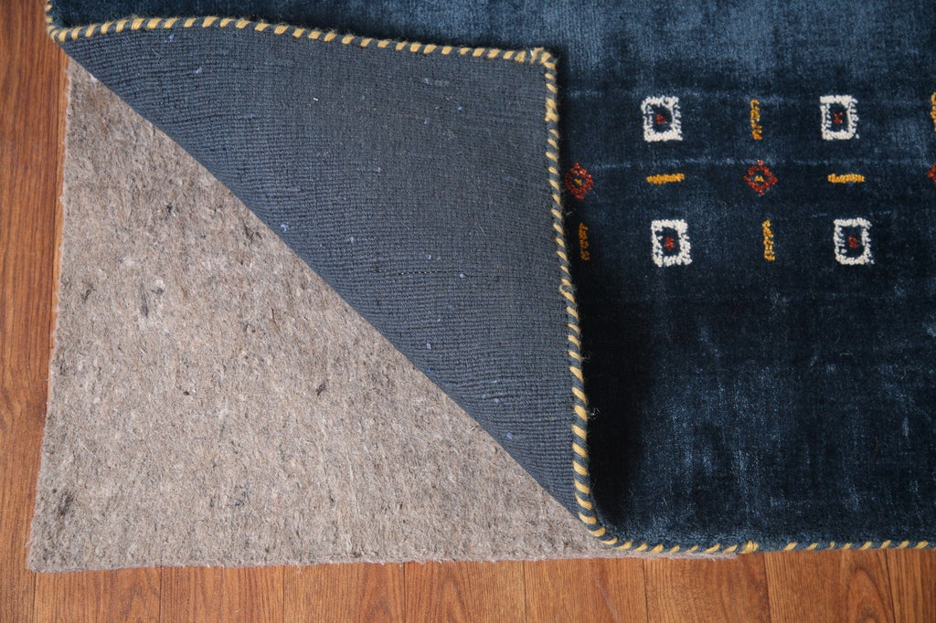 Navy Blue Gabbeh Oriental Area Rug 8x10