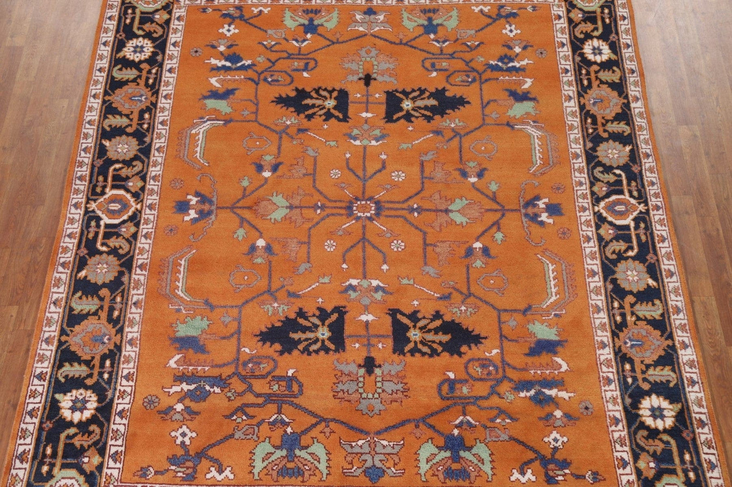 Orange Heriz Serapi Oriental Area Rug 8x10