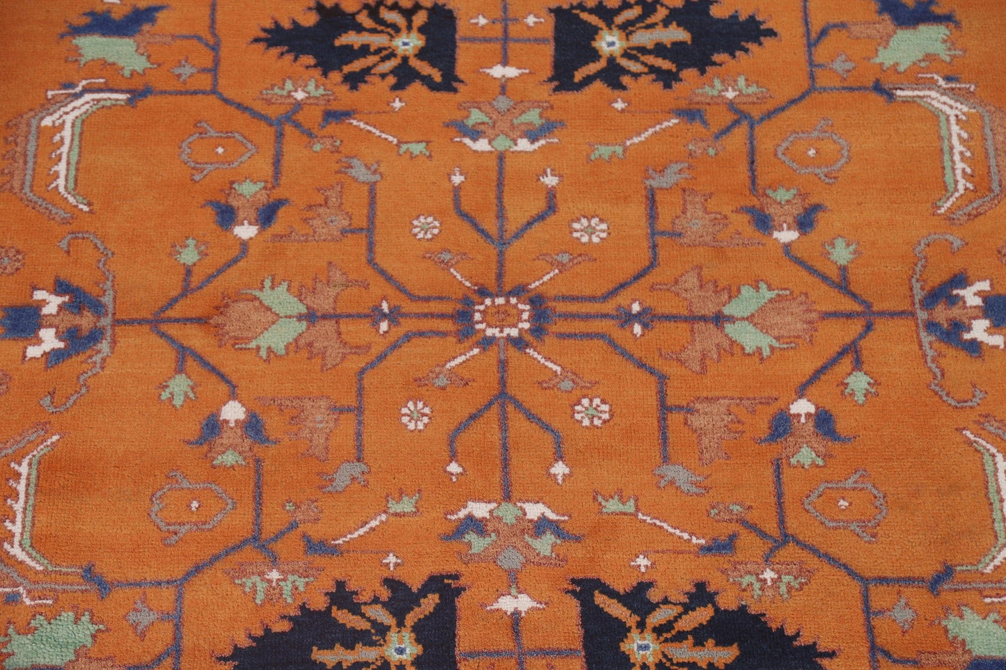 Orange Heriz Serapi Oriental Area Rug 8x10