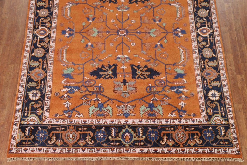 Orange Heriz Serapi Oriental Area Rug 8x10