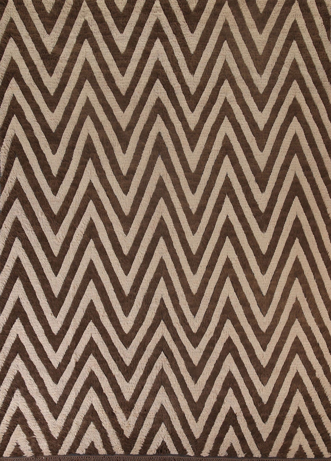 Chevron Moroccan Shaggy Area Rug 8x10