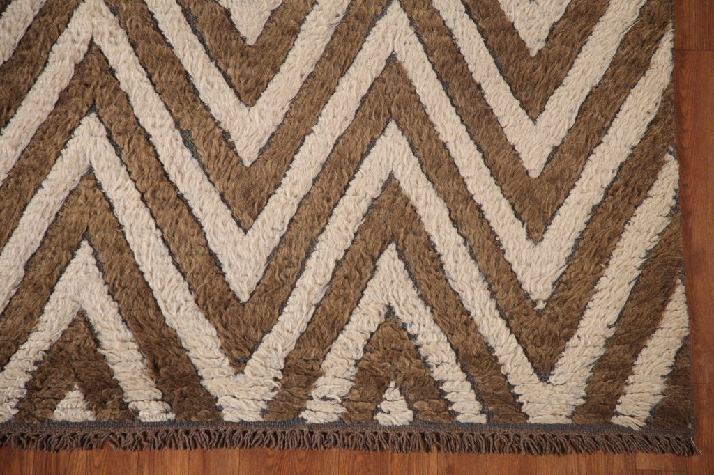 Chevron Moroccan Oriental Area Rug 6x8