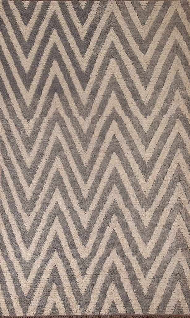 Chevron Moroccan Oriental Area Rug 6x9