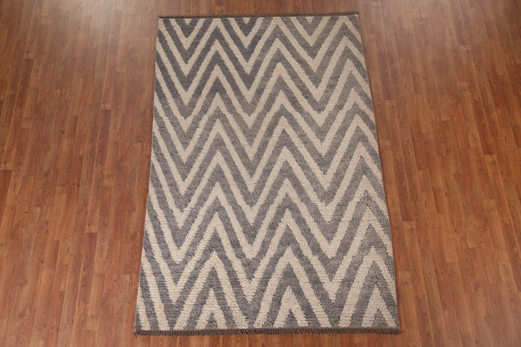 Chevron Moroccan Oriental Area Rug 6x9