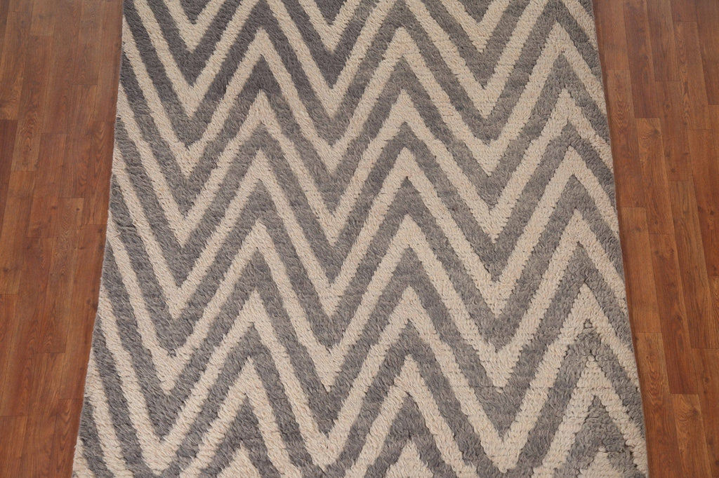 Chevron Moroccan Oriental Area Rug 6x9