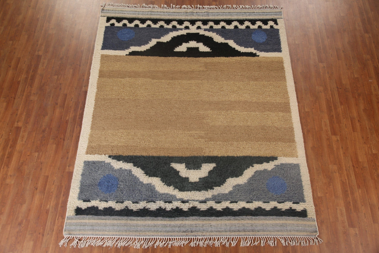 Moroccan Shaggy Oriental Area Rug 8x10