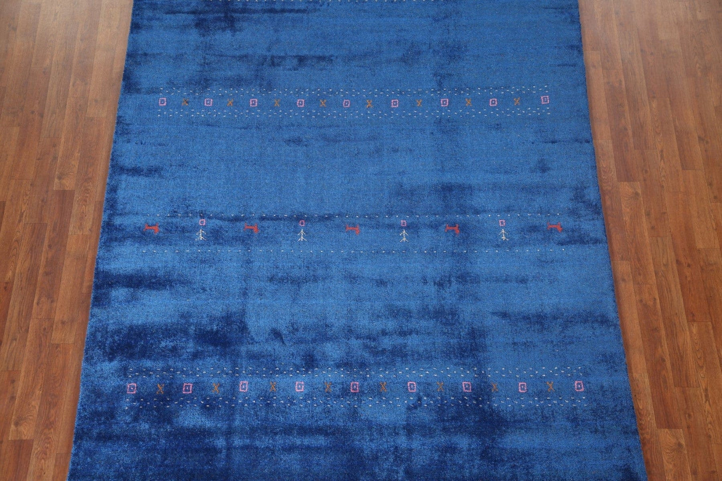 Blue Gabbeh Lori Oriental Area Rug 6x10