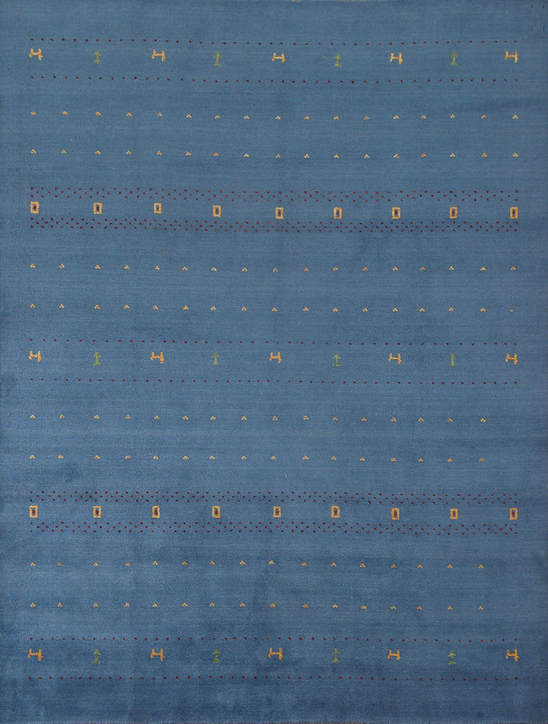 Blue Gabbeh Oriental Area Rug 8x10