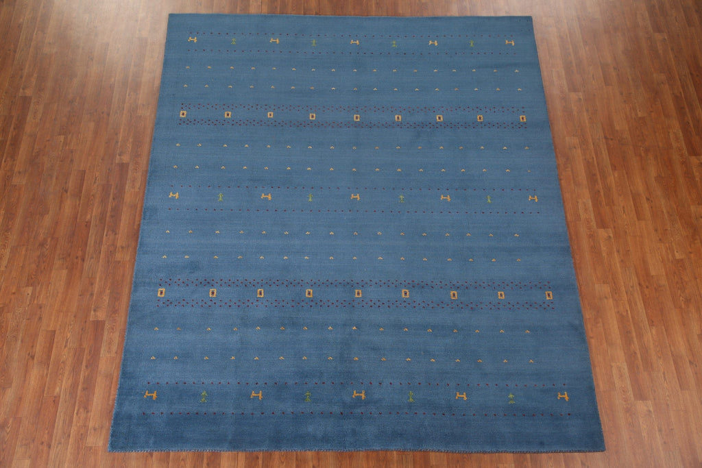 Blue Gabbeh Oriental Area Rug 8x10