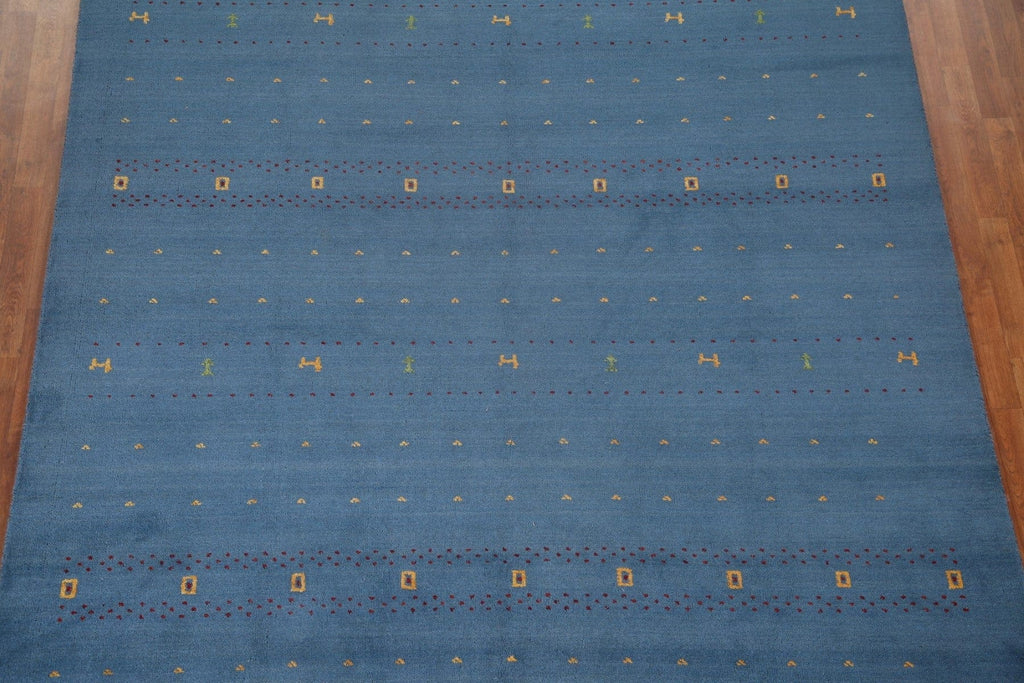 Blue Gabbeh Oriental Area Rug 8x10