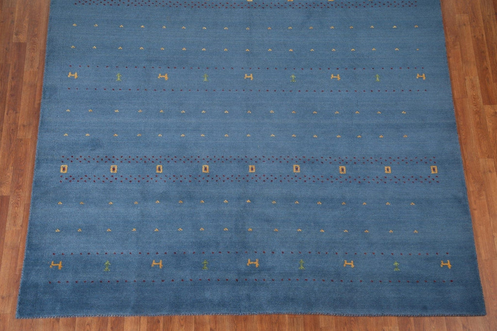 Blue Gabbeh Oriental Area Rug 8x10