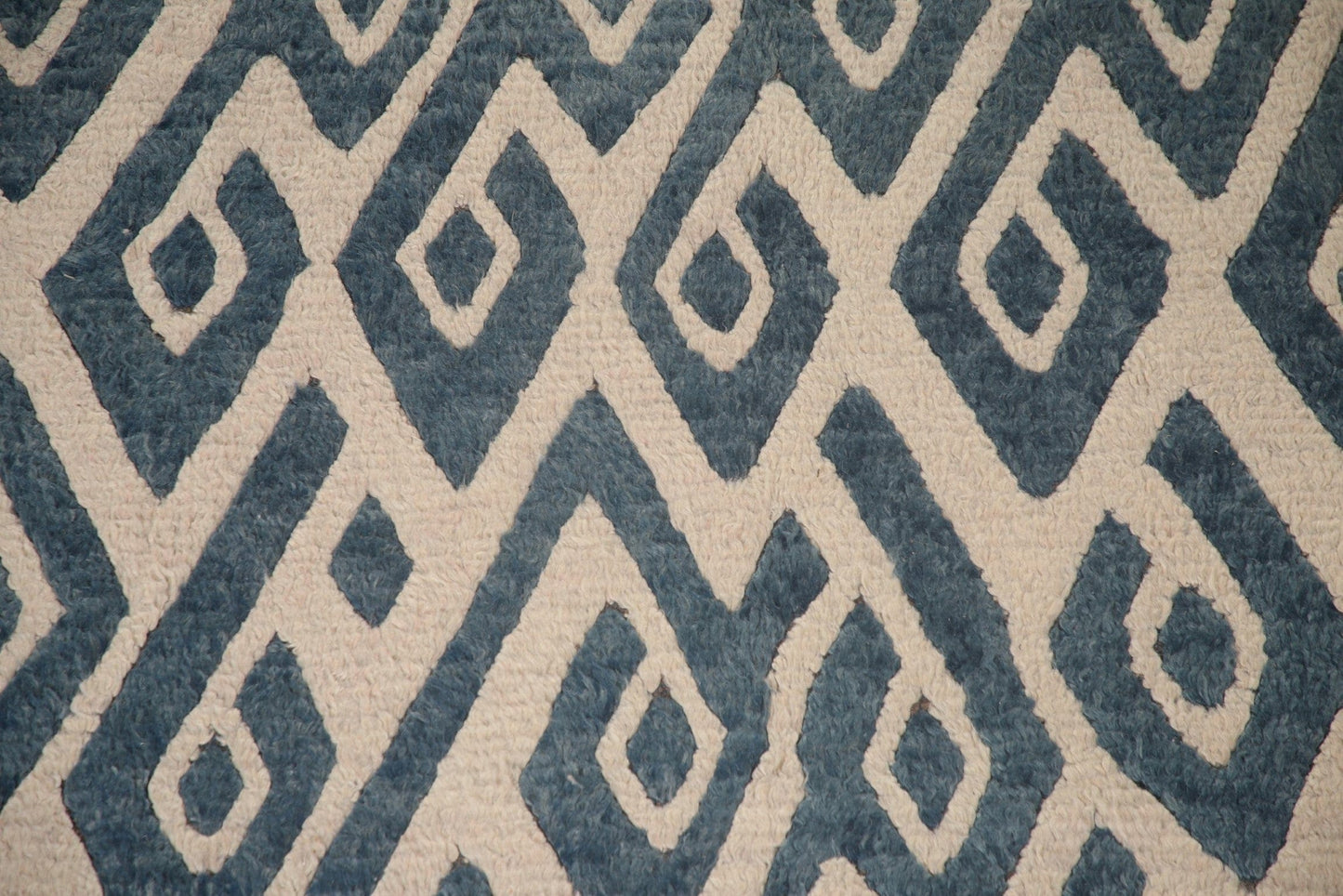 Geometric Moroccan Shaggy Oriental Area Rug 9x11