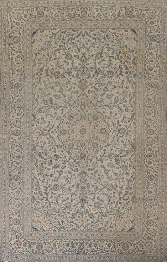 Traditional Kashan Persian Area Rug 9x13