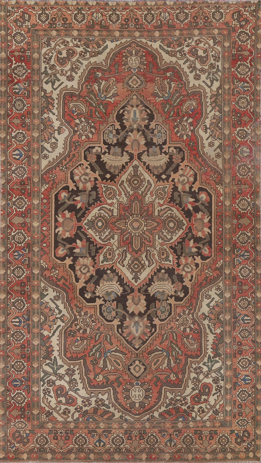 Distressed Bakhtiari Persian Area Rug 7x10