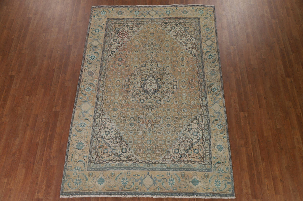 Geometric Tabriz Persian Area Rug 6x9