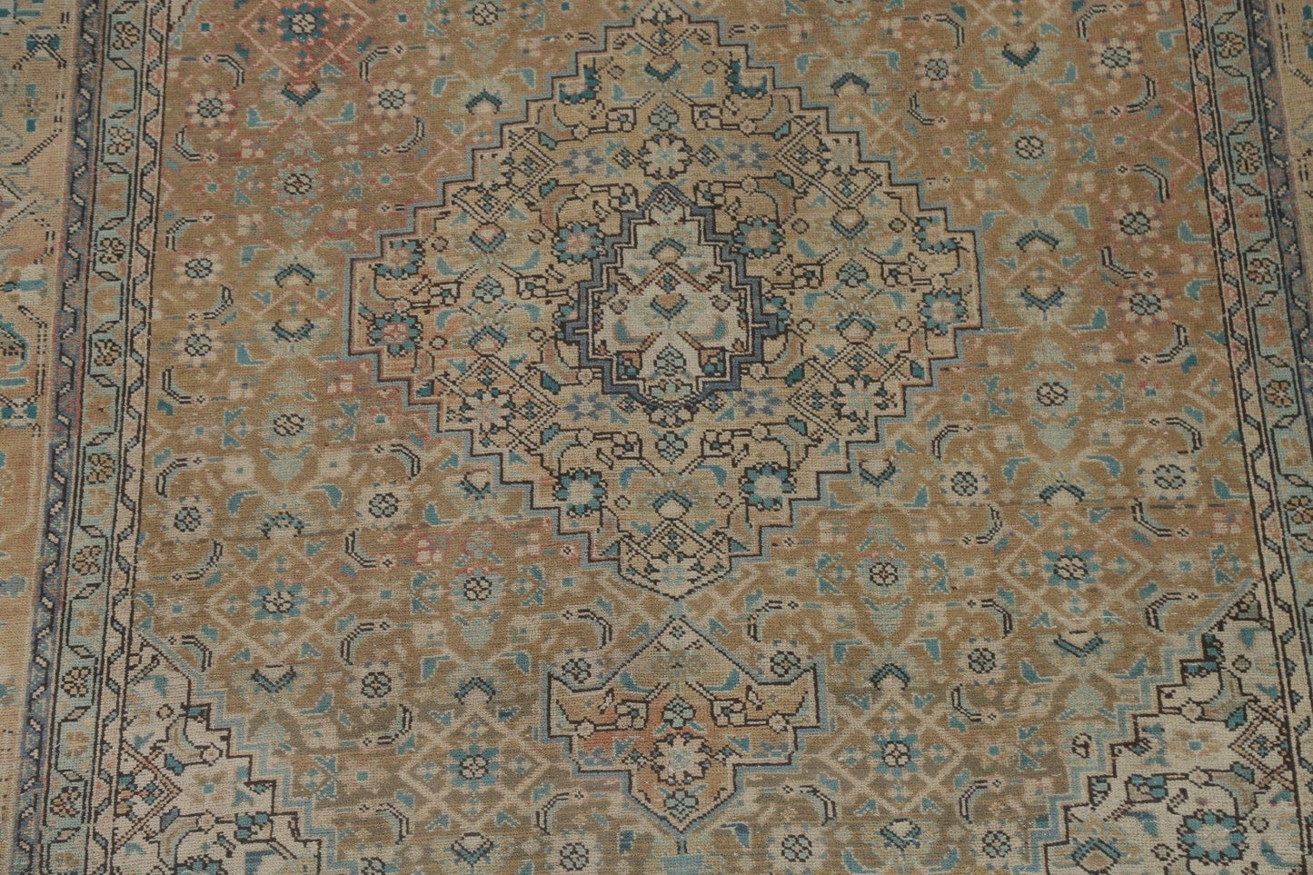 Geometric Tabriz Persian Area Rug 6x9