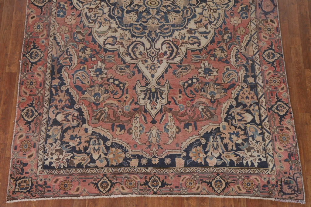 Vintage Wool Bakhtiari Persian Area Rug 7x10