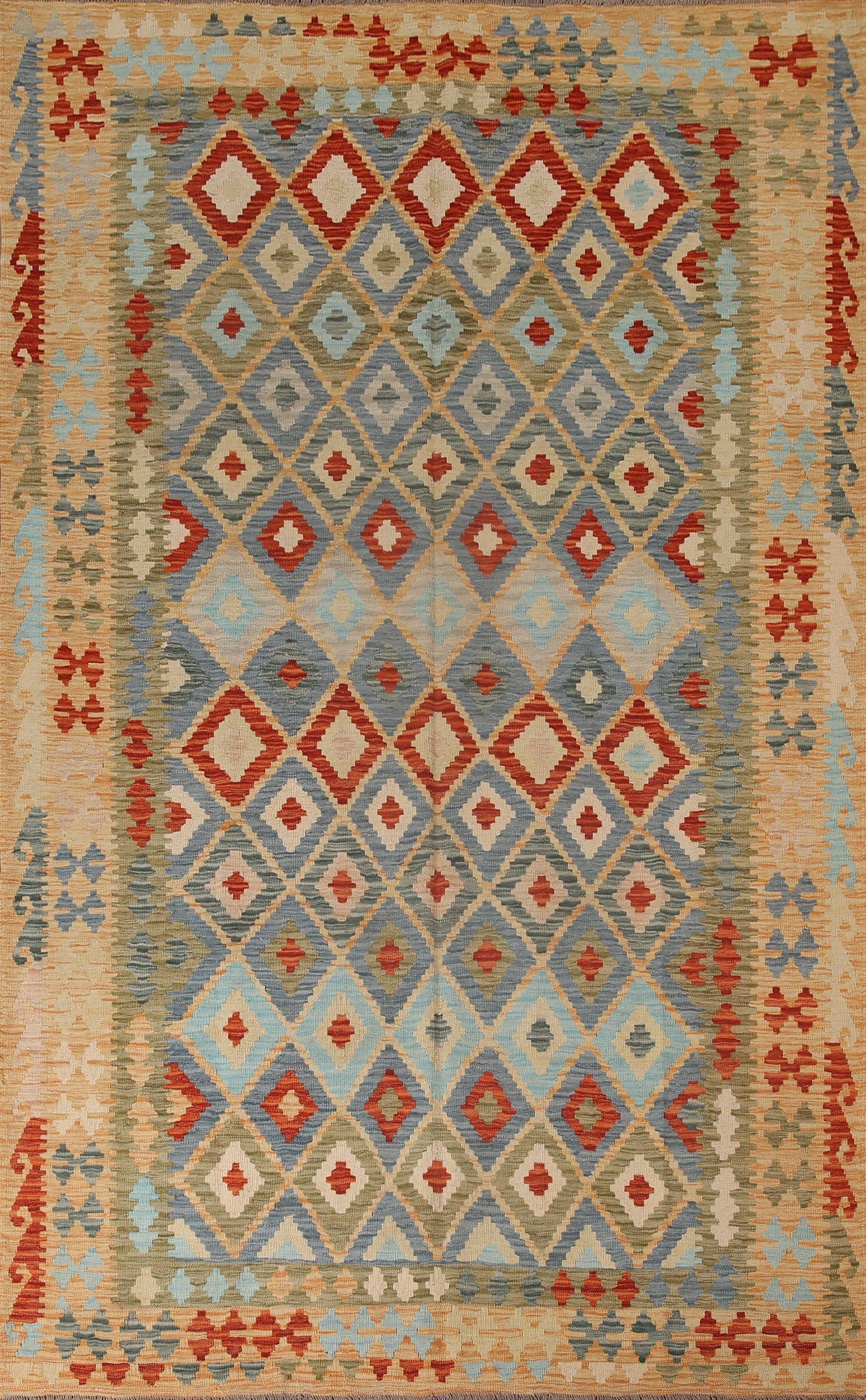 Reversible Kilim Oriental Area Rug 7x10