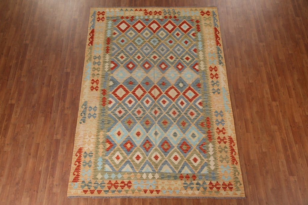 Reversible Kilim Oriental Area Rug 7x10