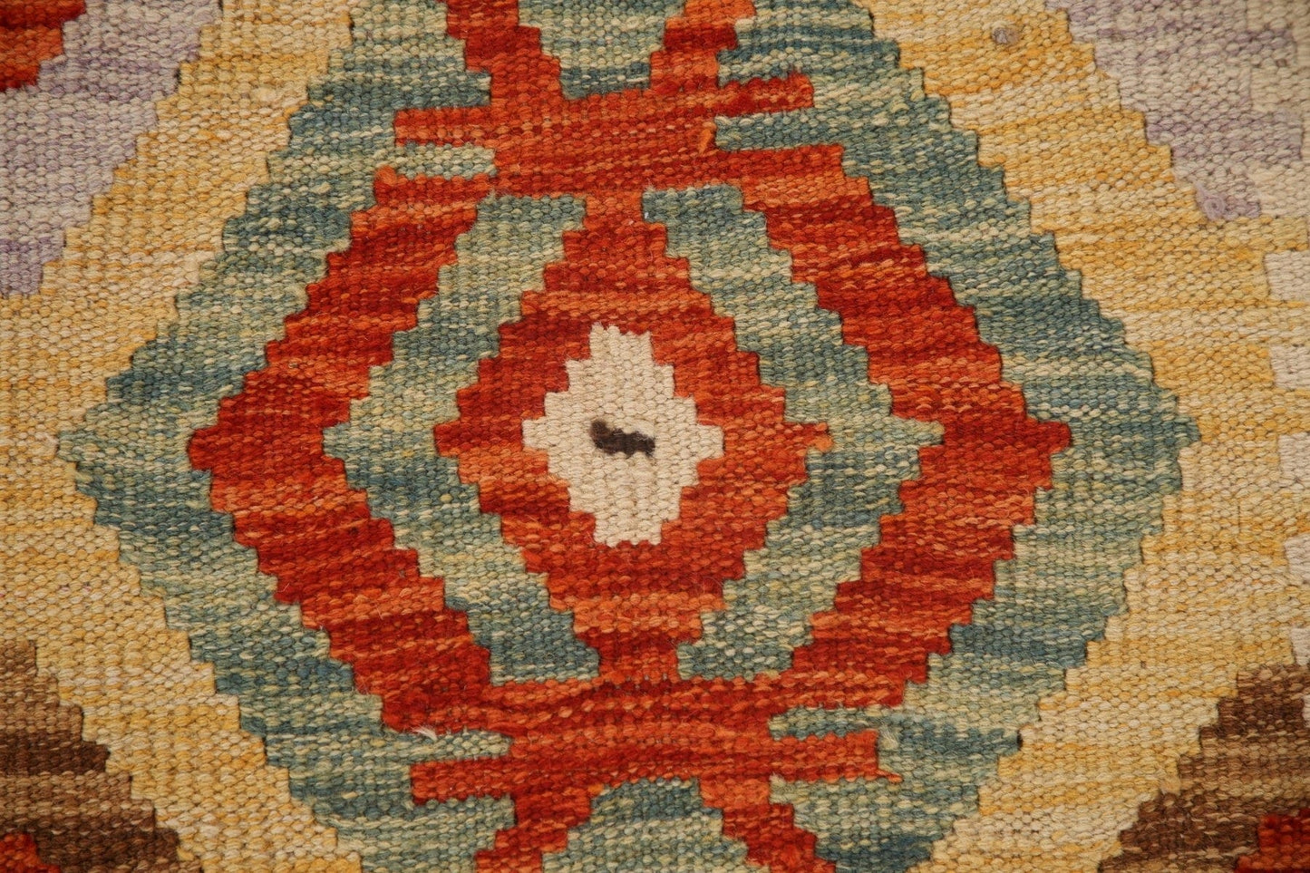 Reversible Wool Kilim Oriental Area Rug 7x9