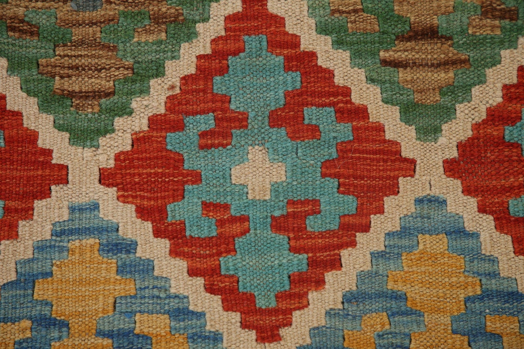 Reversible Wool Kilim Oriental Area Rug 7x10