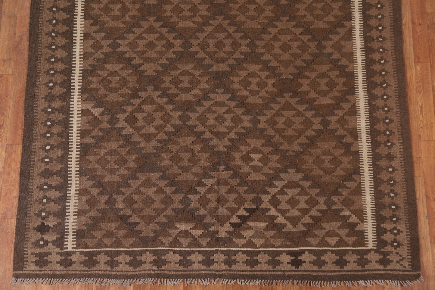 Kilim Reversible Wool Area Rug 7x10