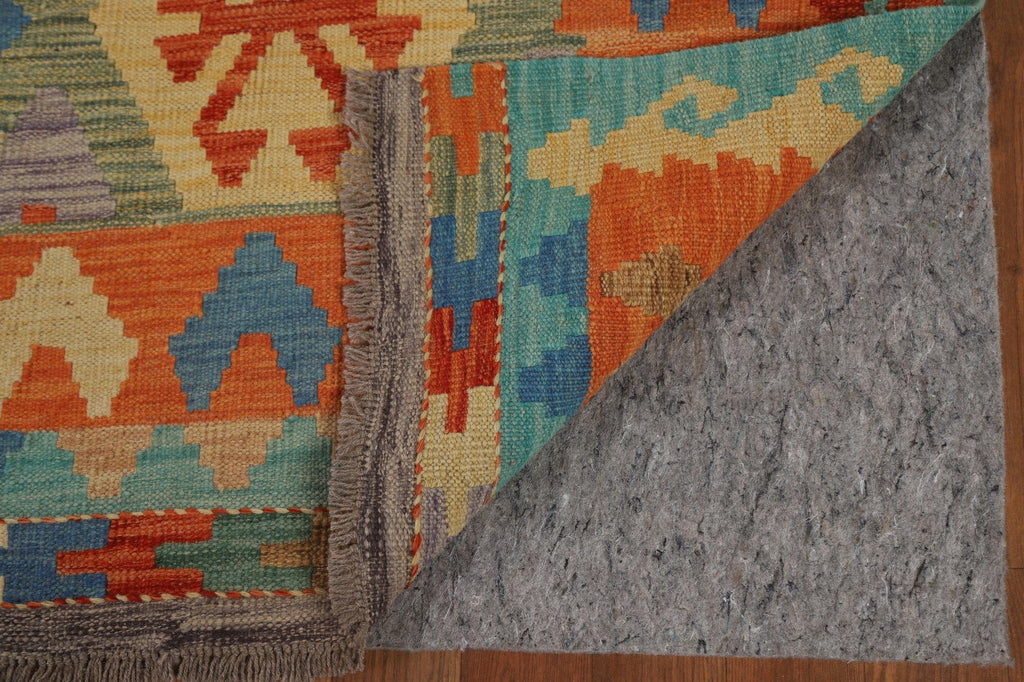 Kilim Reversible Wool Area Rug 7x10