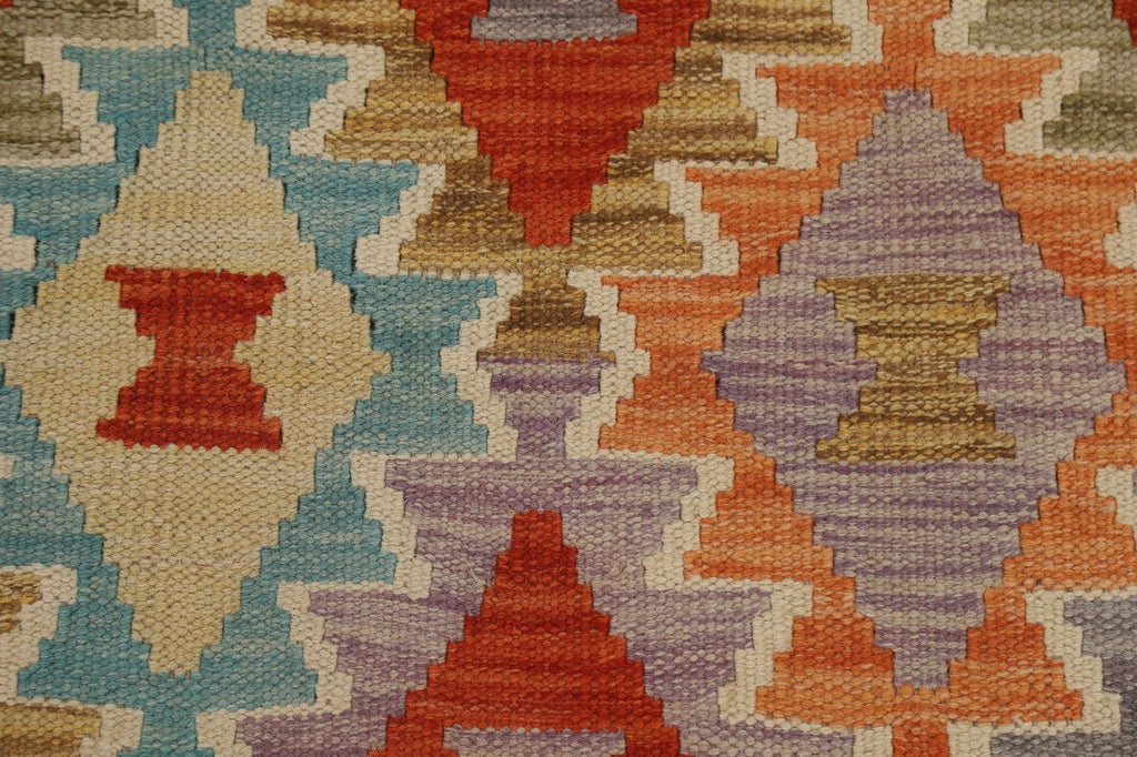 Kilim Reversible Wool Area Rug 6x10