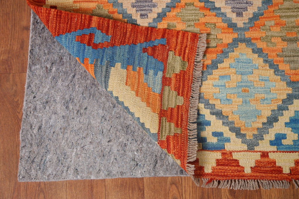 Geometric Kilim Reversible Area Rug 7x10