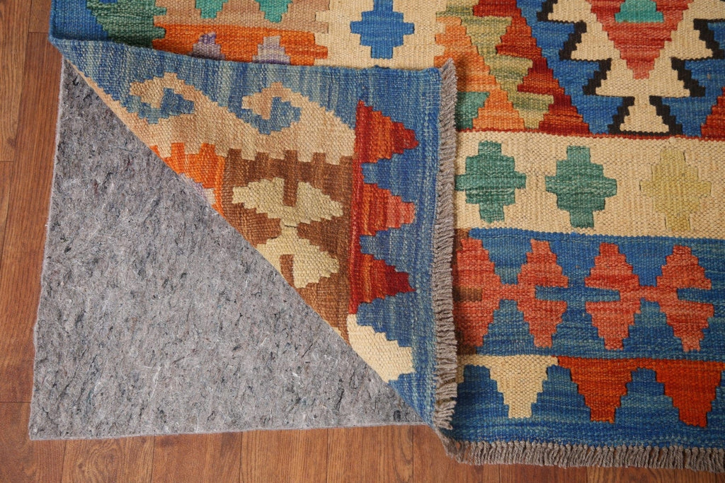 Kilim Reversible Wool Area Rug 7x9