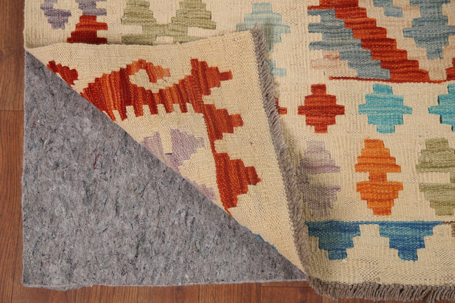 Kilim Reversible Wool Area Rug 7x10