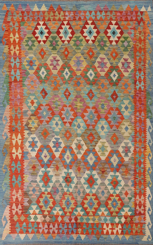 Multicolor Kilim Oriental Area Rug 7x10