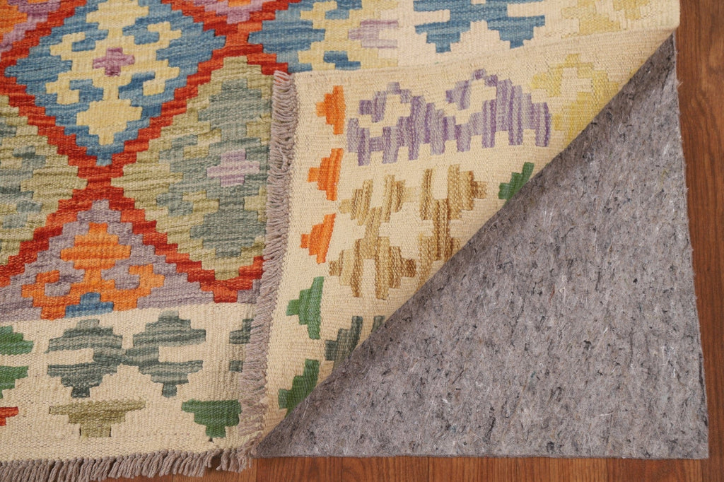 Kilim Reversible Wool Area Rug 7x10