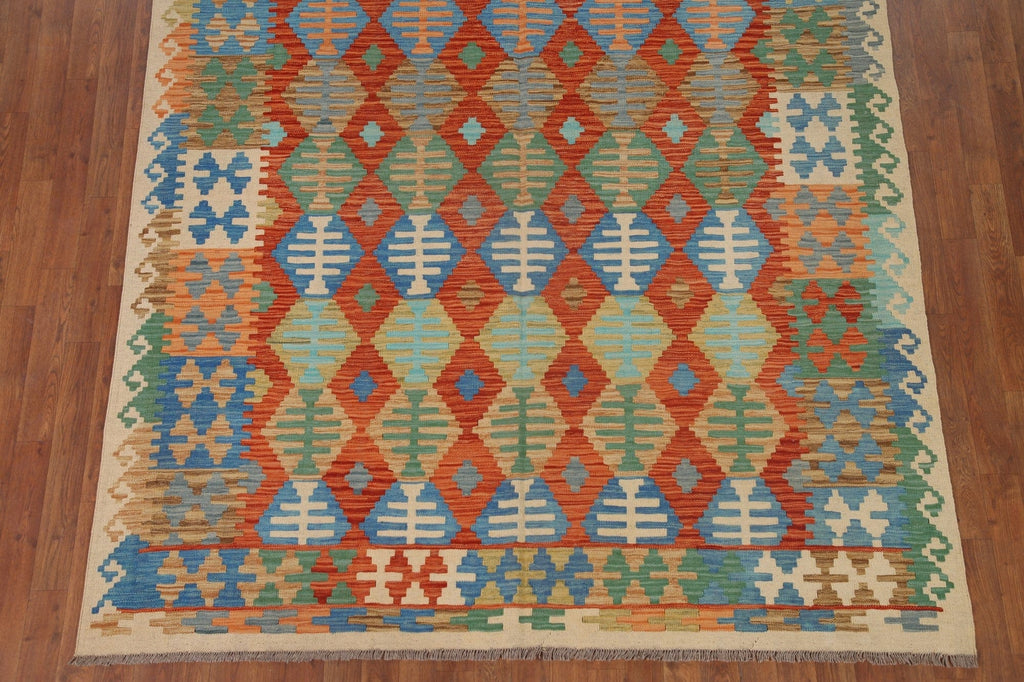 Geometric Kilim Oriental Area Rug 6x10