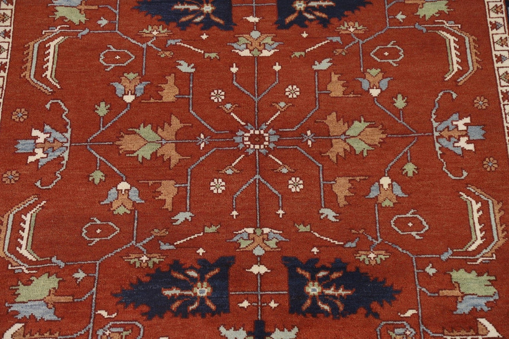 Orange Heriz Serapi Oriental Area Rug 8x10