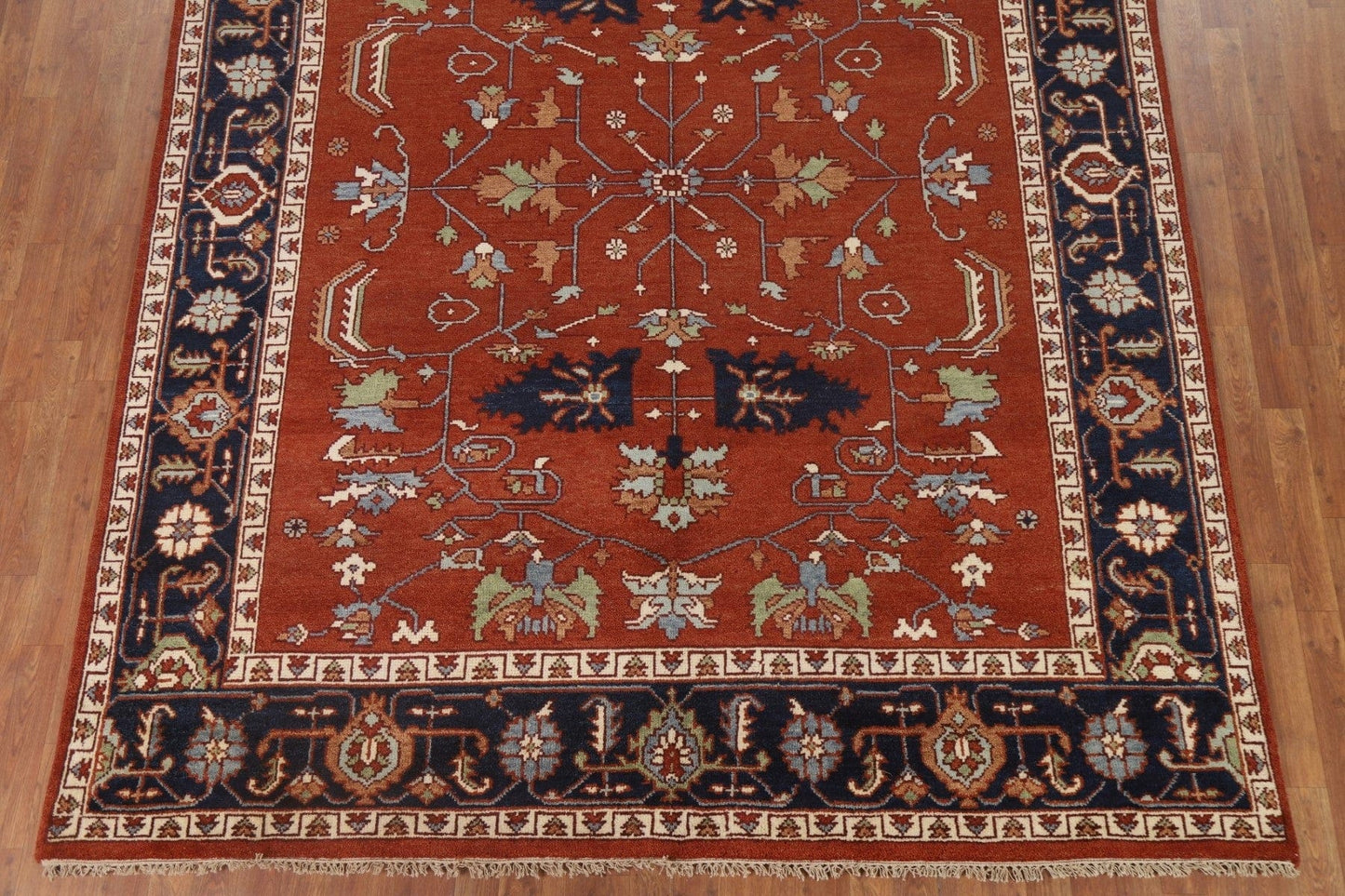 Orange Heriz Serapi Oriental Area Rug 8x10