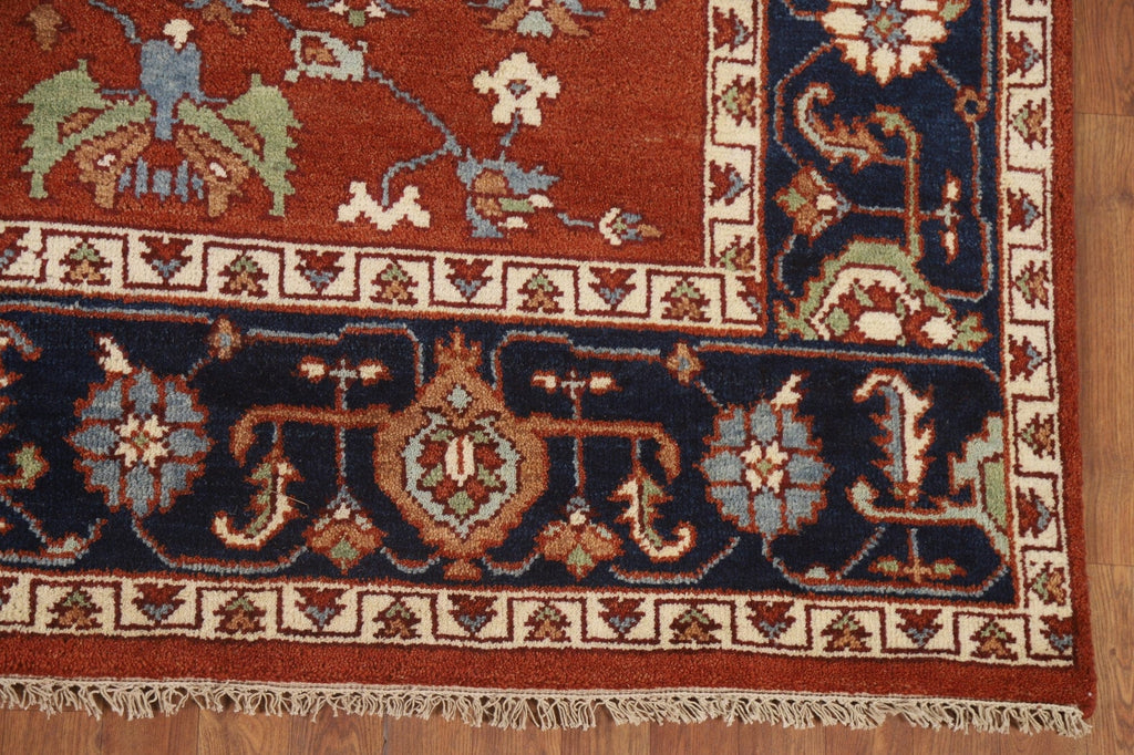 Orange Heriz Serapi Oriental Area Rug 8x10