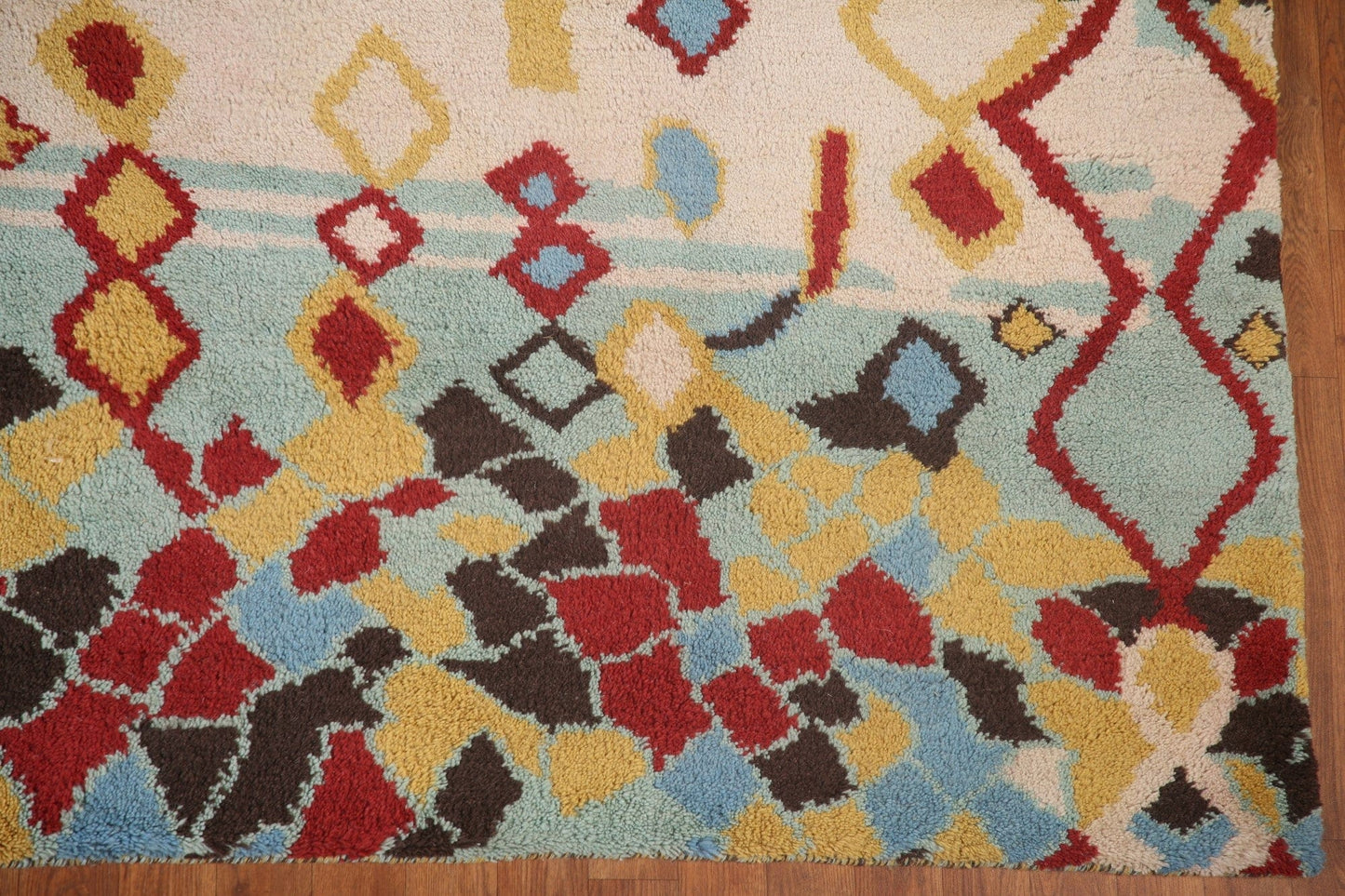 Wool Moroccan Oriental Area Rug 9x12