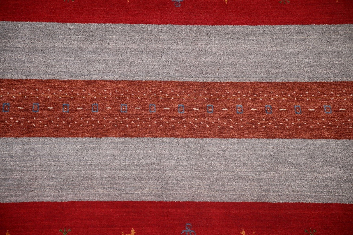 Striped Gabbeh Oriental Area Rug 8x10