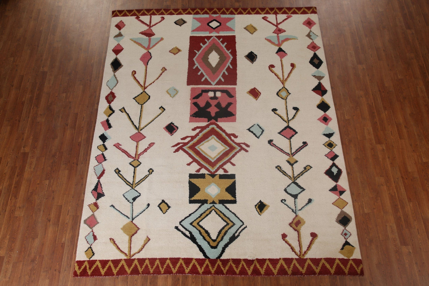 Tribal Moroccan Oriental Area Rug 8x10