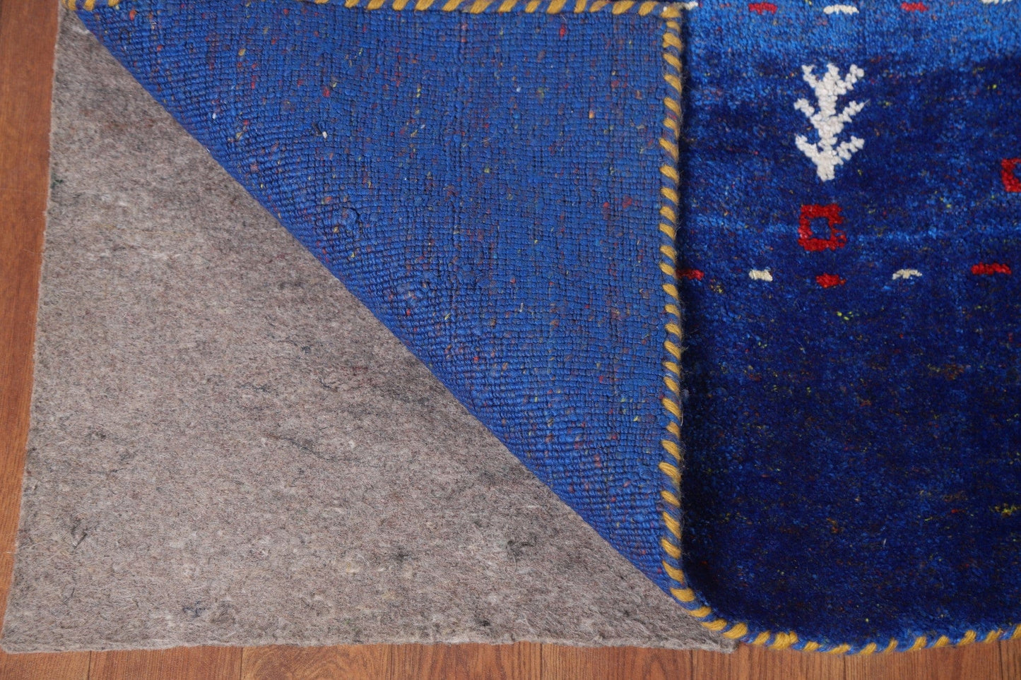 Silk Blue Gabbeh Lori Oriental Area Rug 8x10