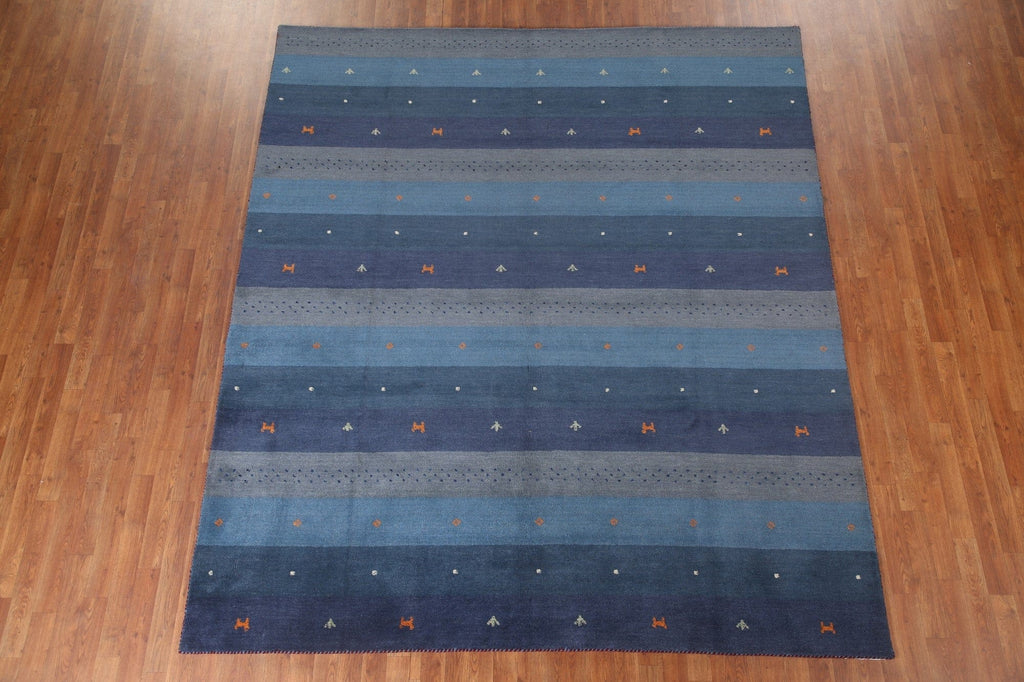 Striped Gabbeh Oriental Area Rug 8x10