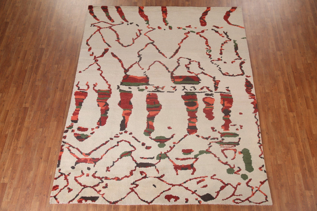 Moroccan Abstract Area Rug 8x10