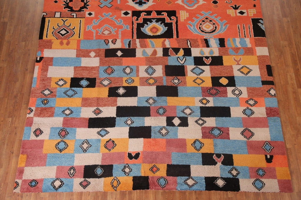 Geometric Morracan Handmade Area Rug 9x12