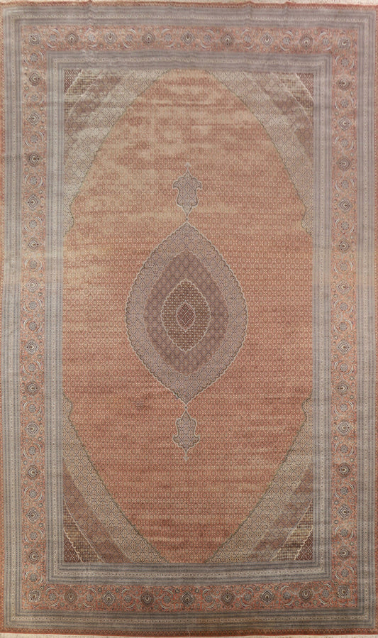 Vegetable Dye Tabriz Large Persian Rug 16x27