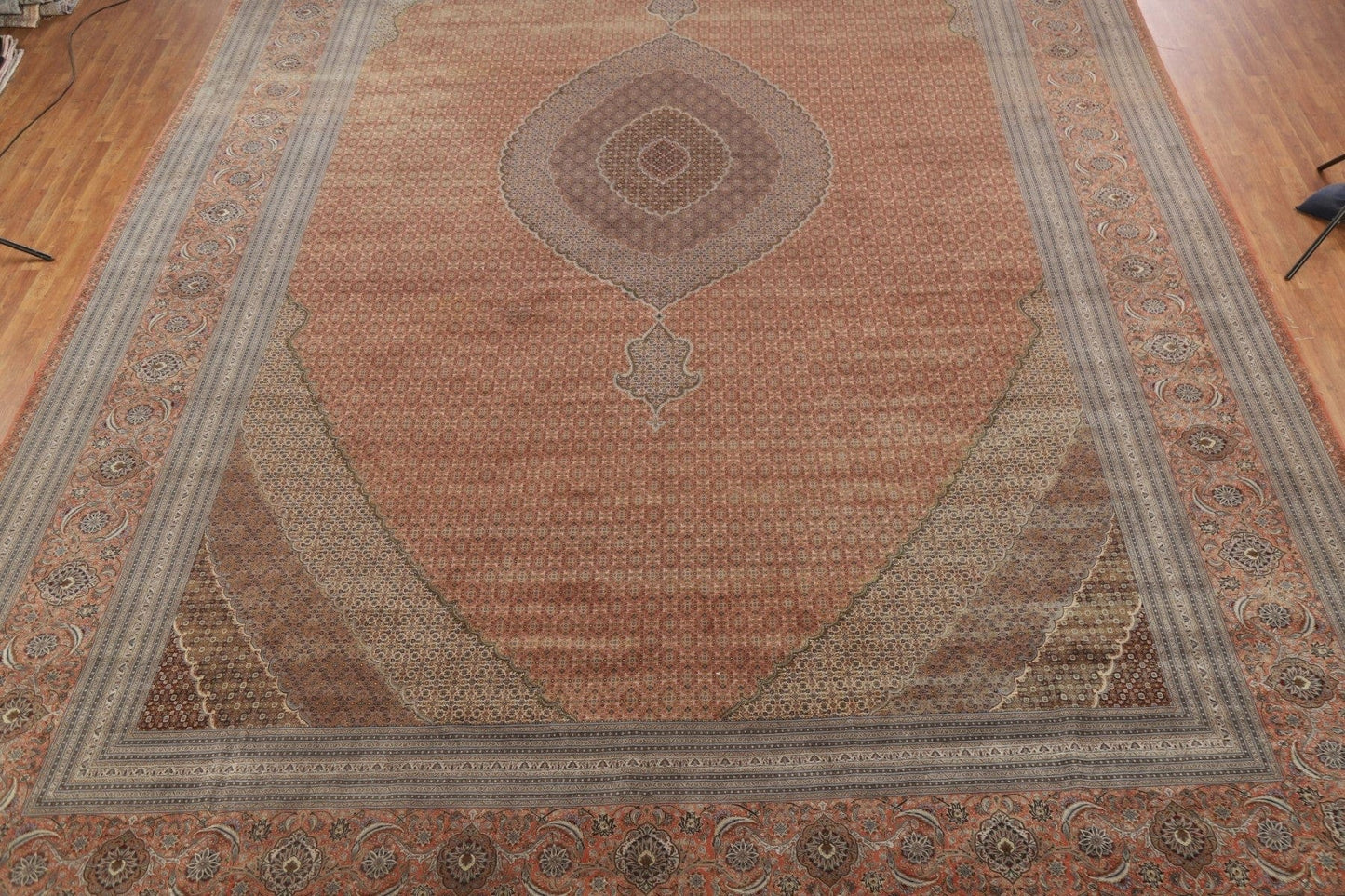 Vegetable Dye Tabriz Large Persian Rug 16x27