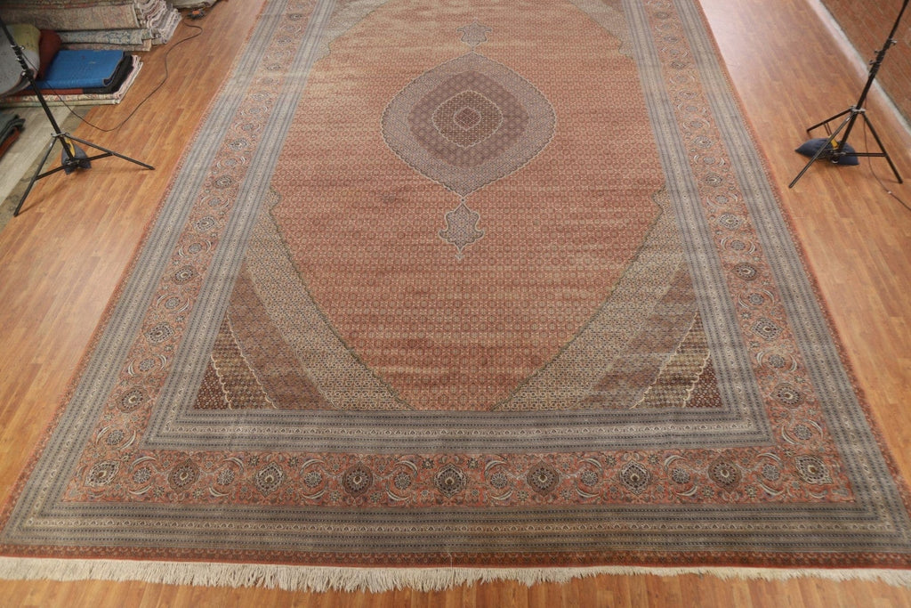 Vegetable Dye Tabriz Large Persian Rug 16x27