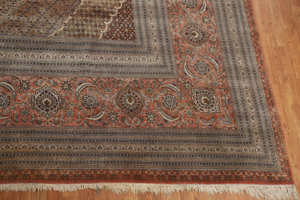 Vegetable Dye Tabriz Large Persian Rug 16x27