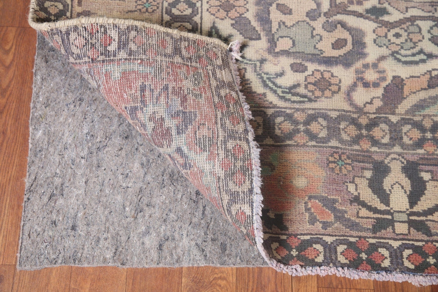 Distressed Wool Bakhtiari Persian Area Rug 7x10