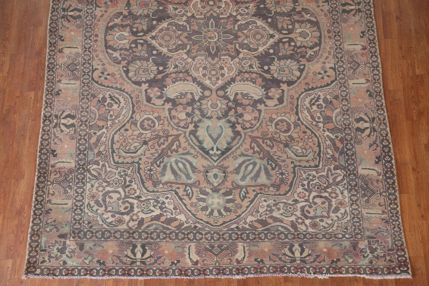 Distressed Wool Bakhtiari Persian Area Rug 7x10